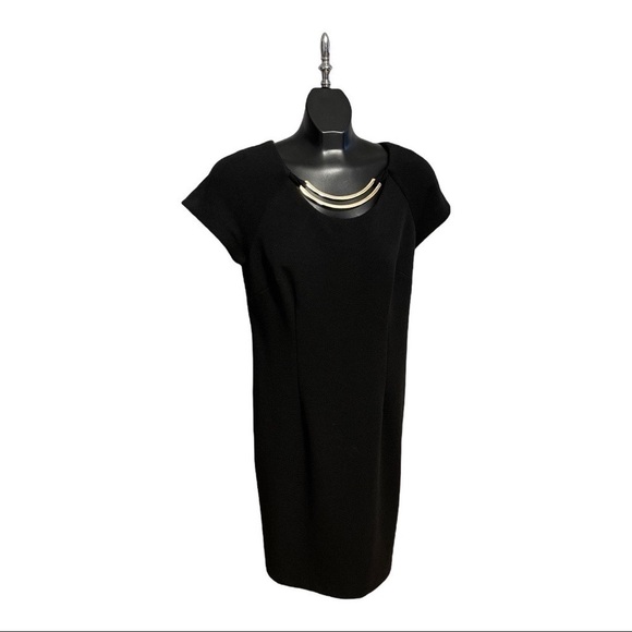 Dresses 3 for $50 
Women’s Laura Little Black Gold Statement Dress Size 8 - Picture 3 of 6